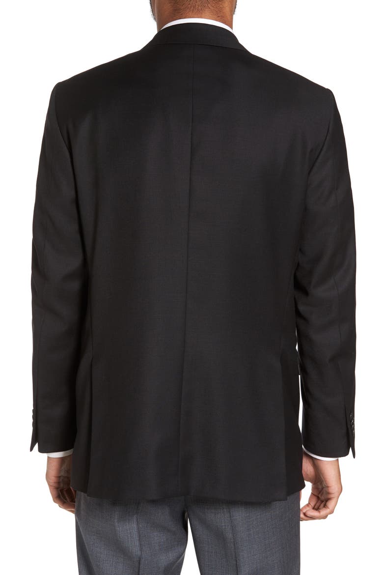Flynn Classic Fit Wool Blazer, Alternate, color, BLACK