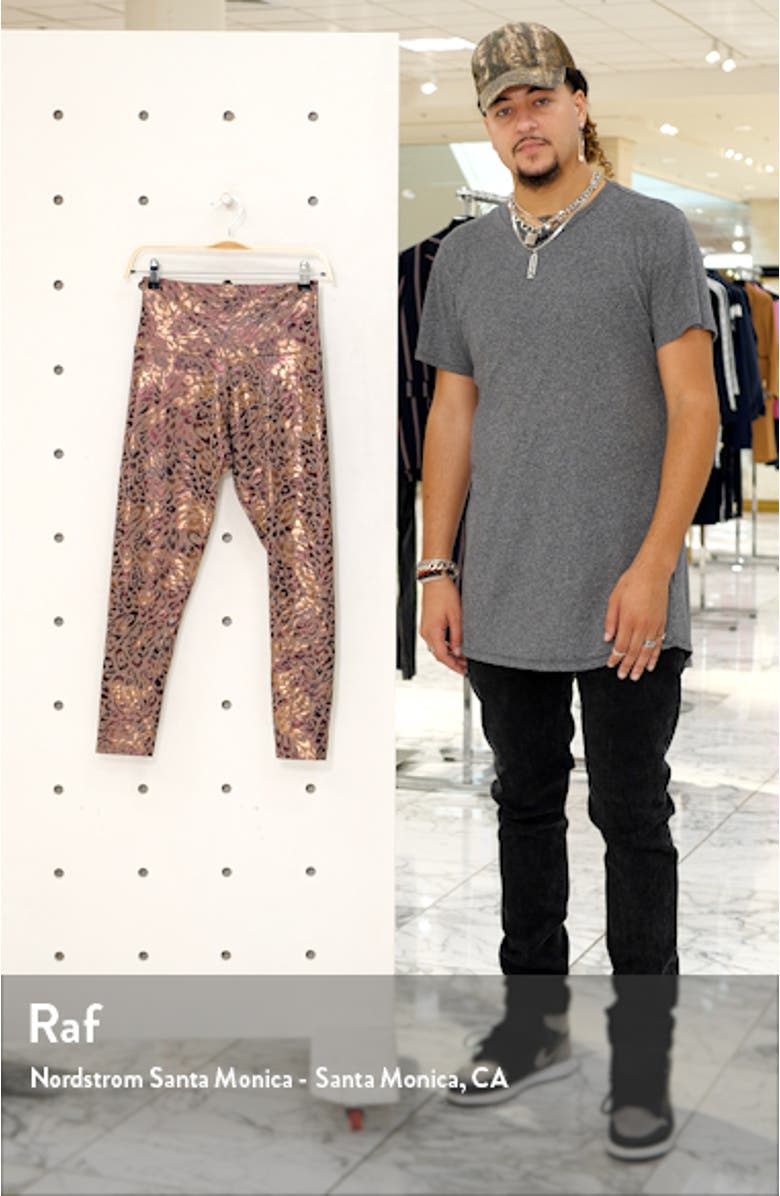 Animal Foil High Waist Leggings, sales video thumbnail