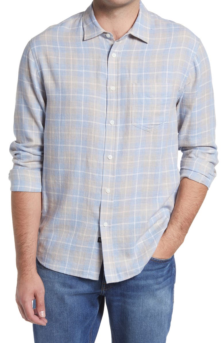 Rails Wyatt Plaid Cotton Button-Up Shirt, Main, color, 