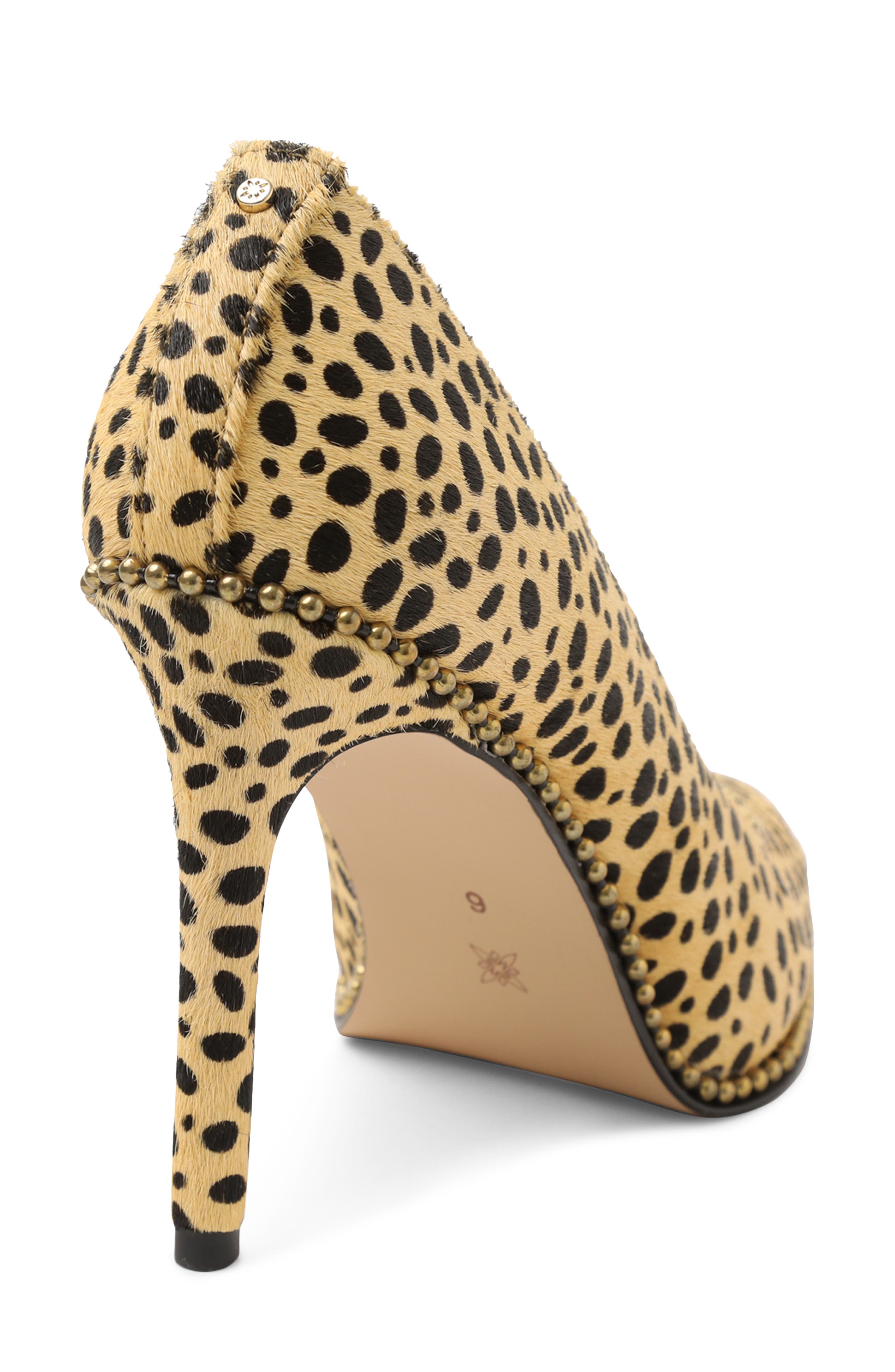 Holli Pointed Toe Pump, Alternate, color, NATURAL CHEETAH CALF HAIR