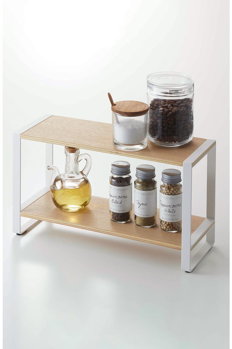 Tosca Countertop Spice Rack, Alternate, color, WHITE