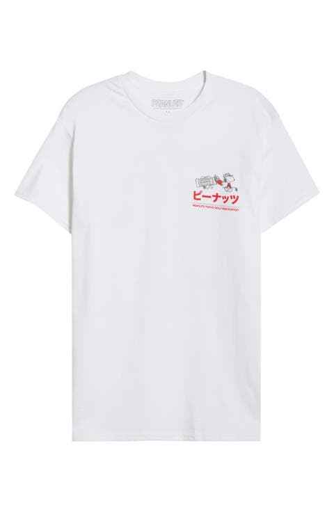 Peanuts® Tokyo Golf Cotton Graphic T-Shirt