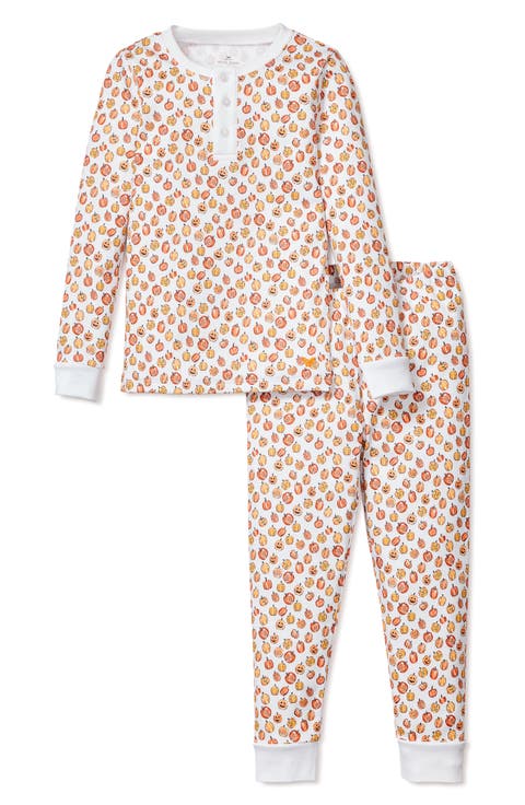 Kids' Pumpkin Patch Fitted Pima Cotton Two-Piece Pajamas (Toddler, Little Kid & Big Kid)