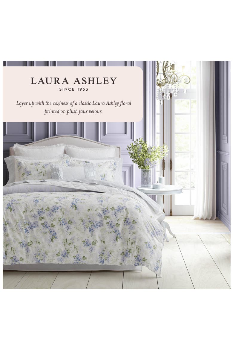 Wisteria Fleece Comforter Set, Alternate, color, BLUSH