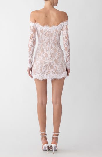 Rachael Off the Shoulder Lace Minidress