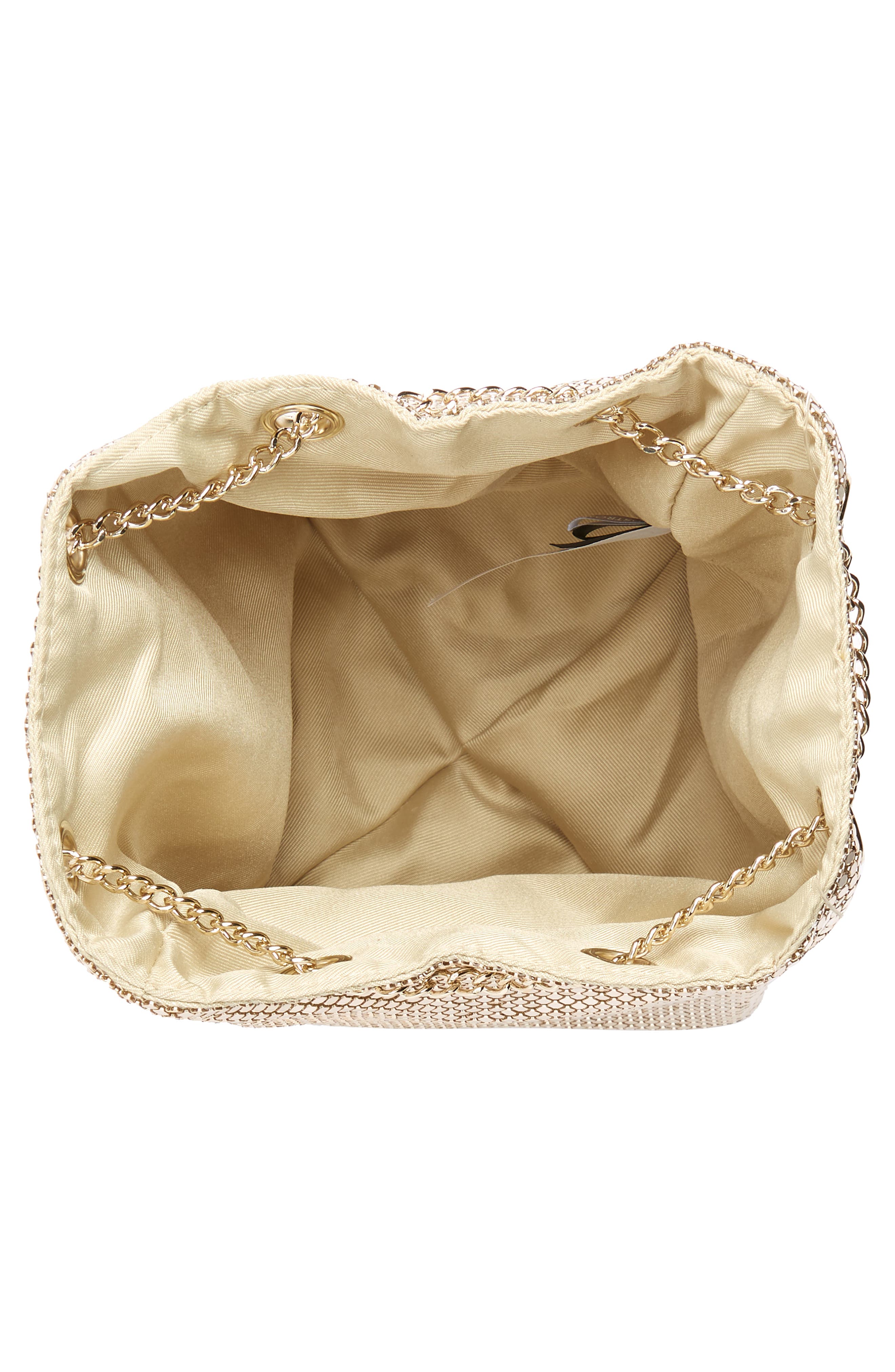 Nordstrom Crystal Mesh Pouchette, Alternate, color, 