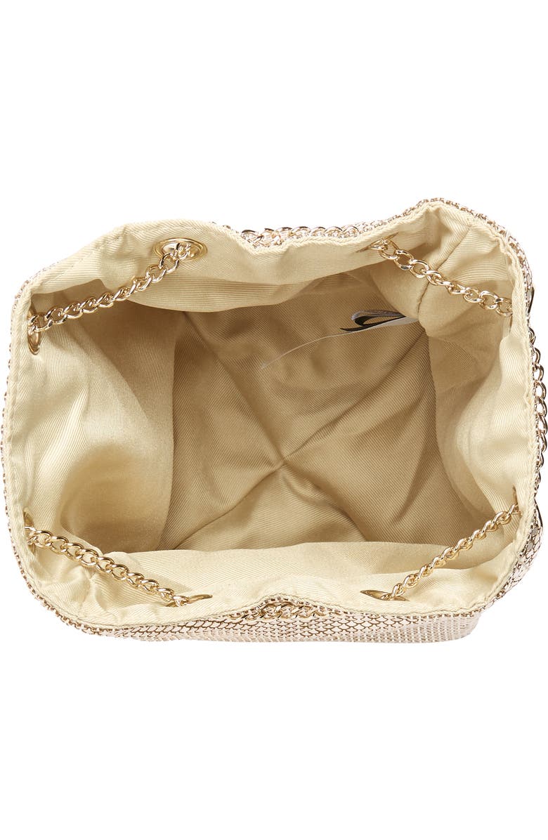 Nordstrom Crystal Mesh Pouchette, Alternate, color,