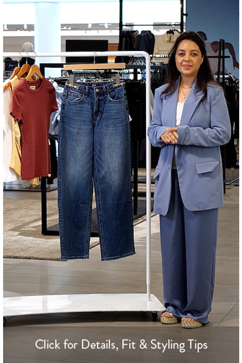 High Waist Straight Leg Jeans video