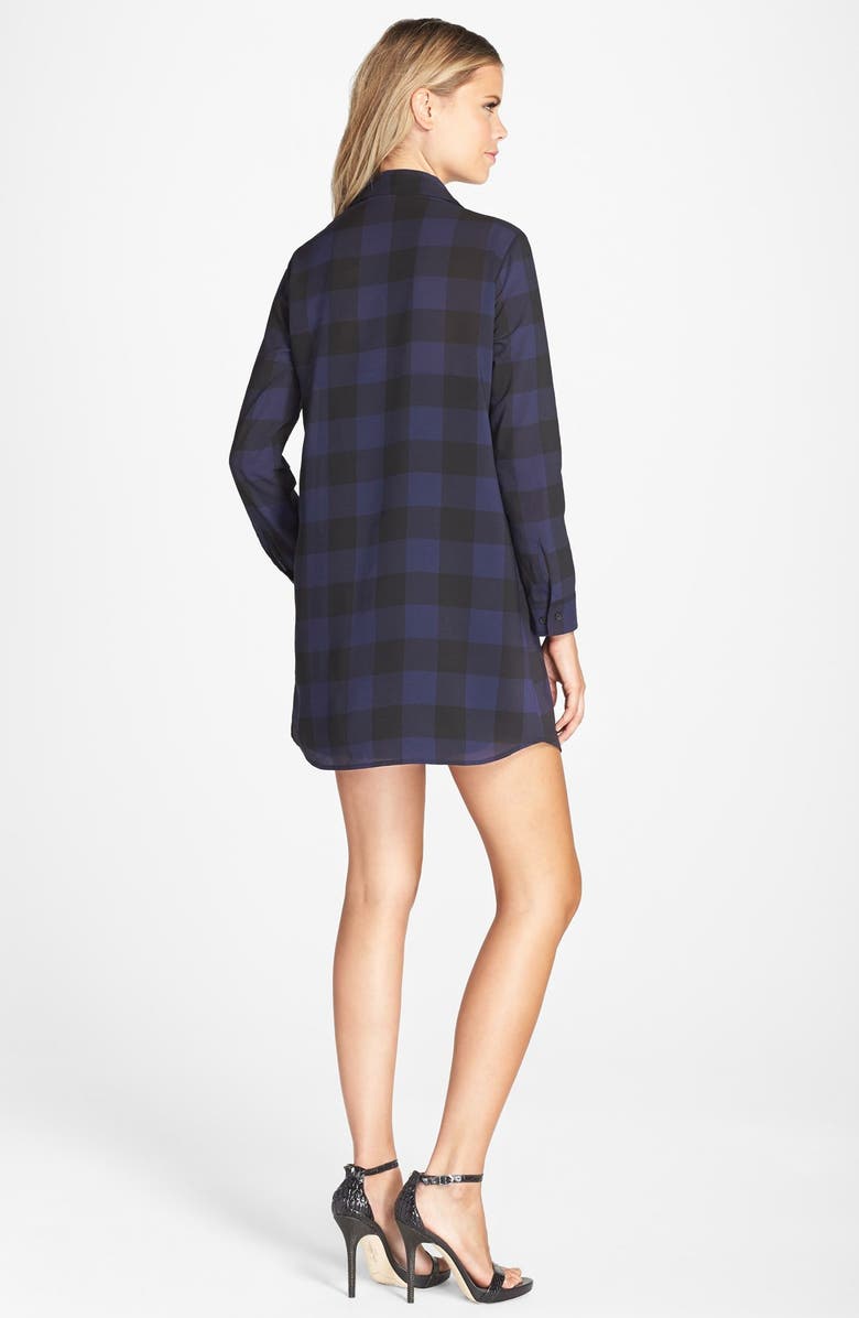 BB Dakota by Steve Madden BB Dakota 'Cotter' Plaid Shirtdress, Alternate, color,