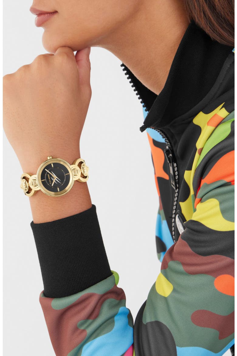 Supernova Charm Bracelet Watch, 34mm, Alternate, color, GOLD