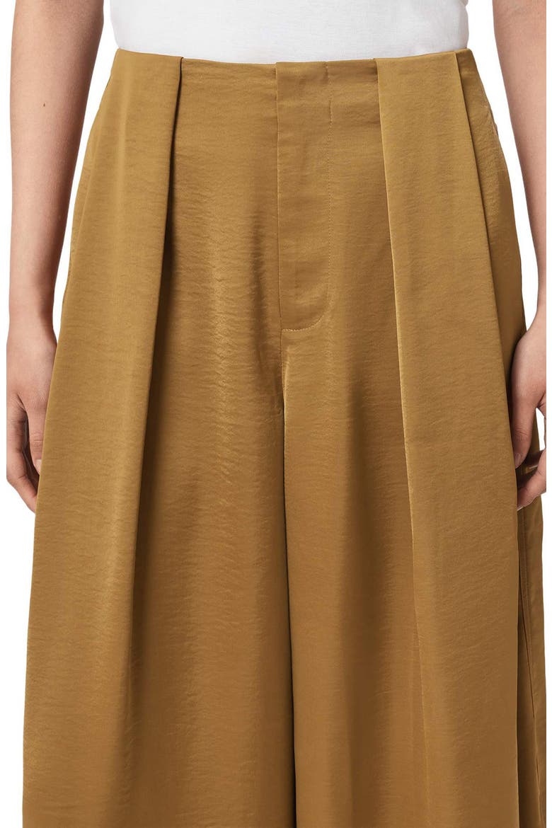 Lola Wide Leg Trousers, Alternate, color, GOLDEN BROWN