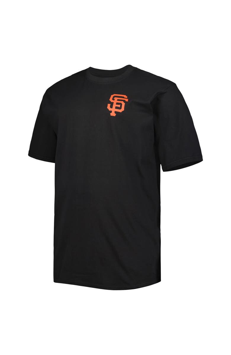 PROFILE Men's Black San Francisco Giants Two-Sided T-Shirt, Alternate, color,