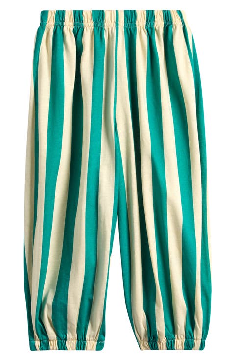 Kids' Carousel Striped Cotton Pants