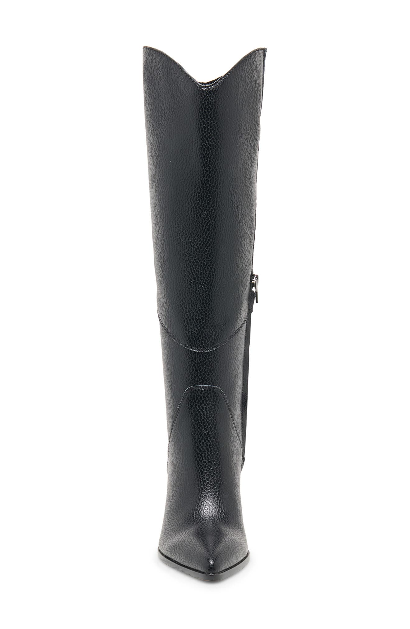 Tempy Leather Knee High Boot, Alternate, color, BLACK LEATHER