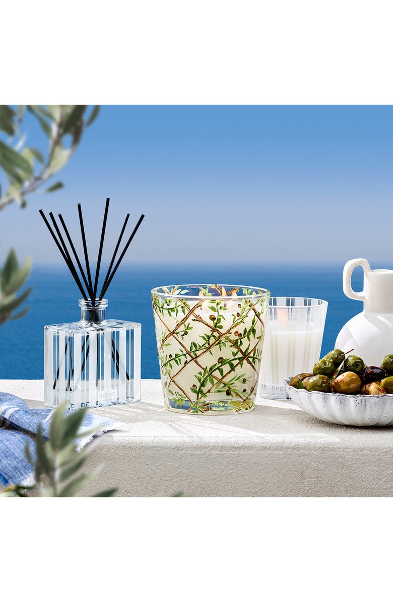 NEST New York Santorini Olive & Citron Scented 3-Wick Candle, Alternate, color,