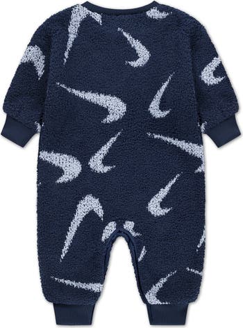 Swoosh Bouclé Jacquard Romper