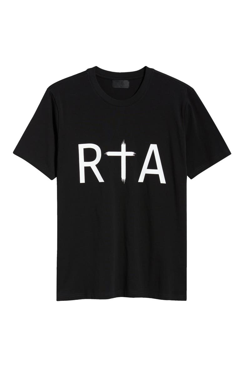 Liam Logo Graphic T-Shirt, Alternate, color, BLACK