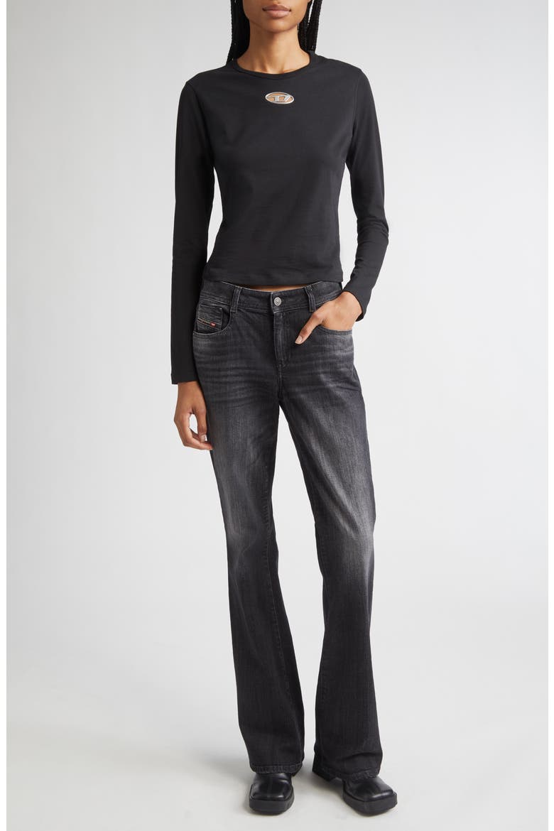 1969 D-Ebbey Low Rise Bootcut Jeans, Alternate, color, BLACK DENIM