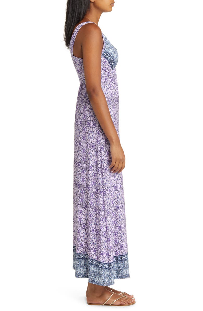 Loveappella Empire Waist Jersey Maxi Dress, Alternate, color,