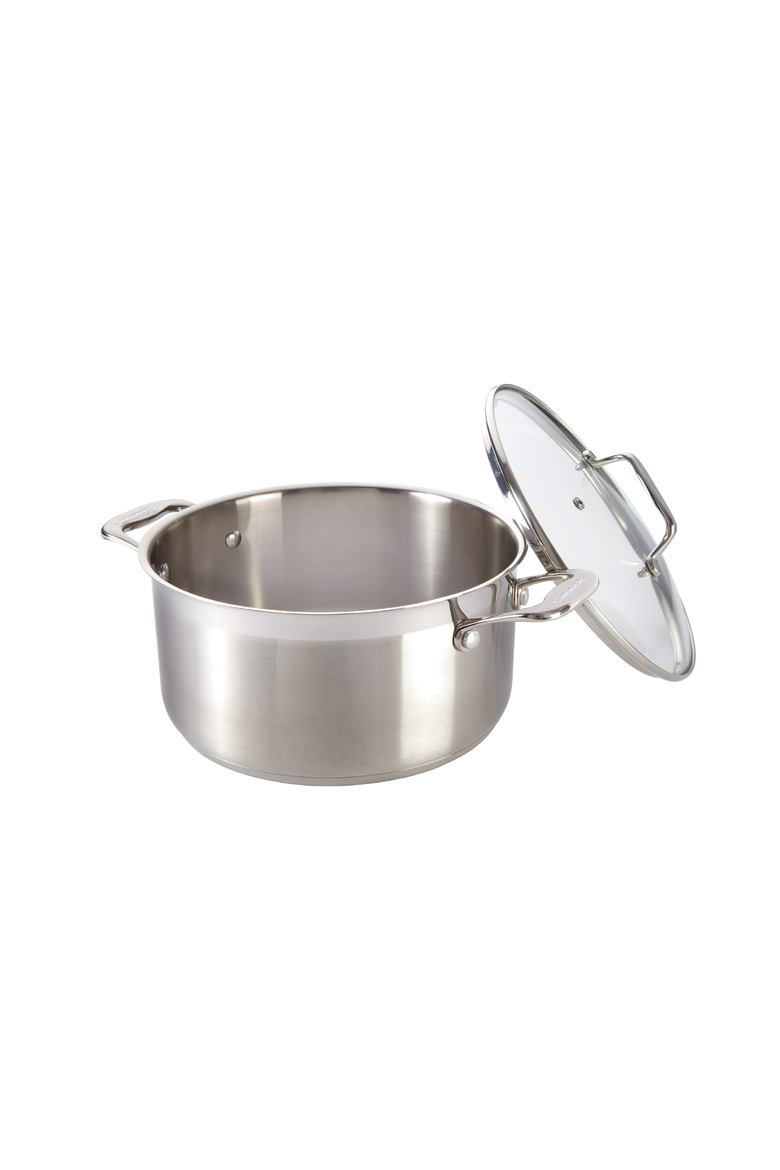 iconiX™ 5 Qt Casserole with Lid, Alternate, color, SILVER