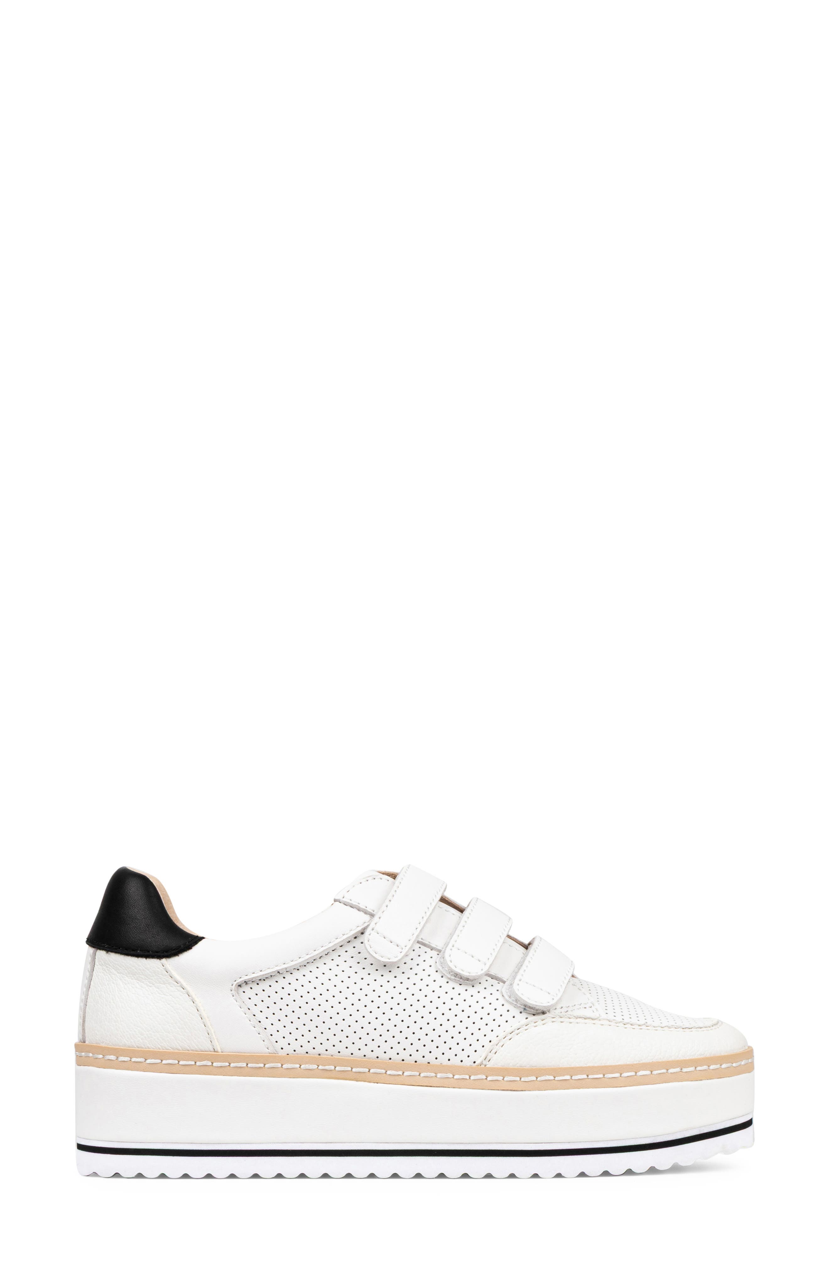 Donald Pliner Platform Sneaker, Alternate, color, Off White