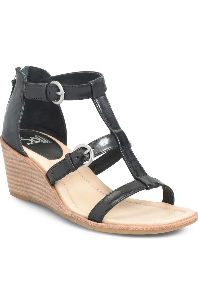 Söfft Gaige Wedge Sandal, Main, color,