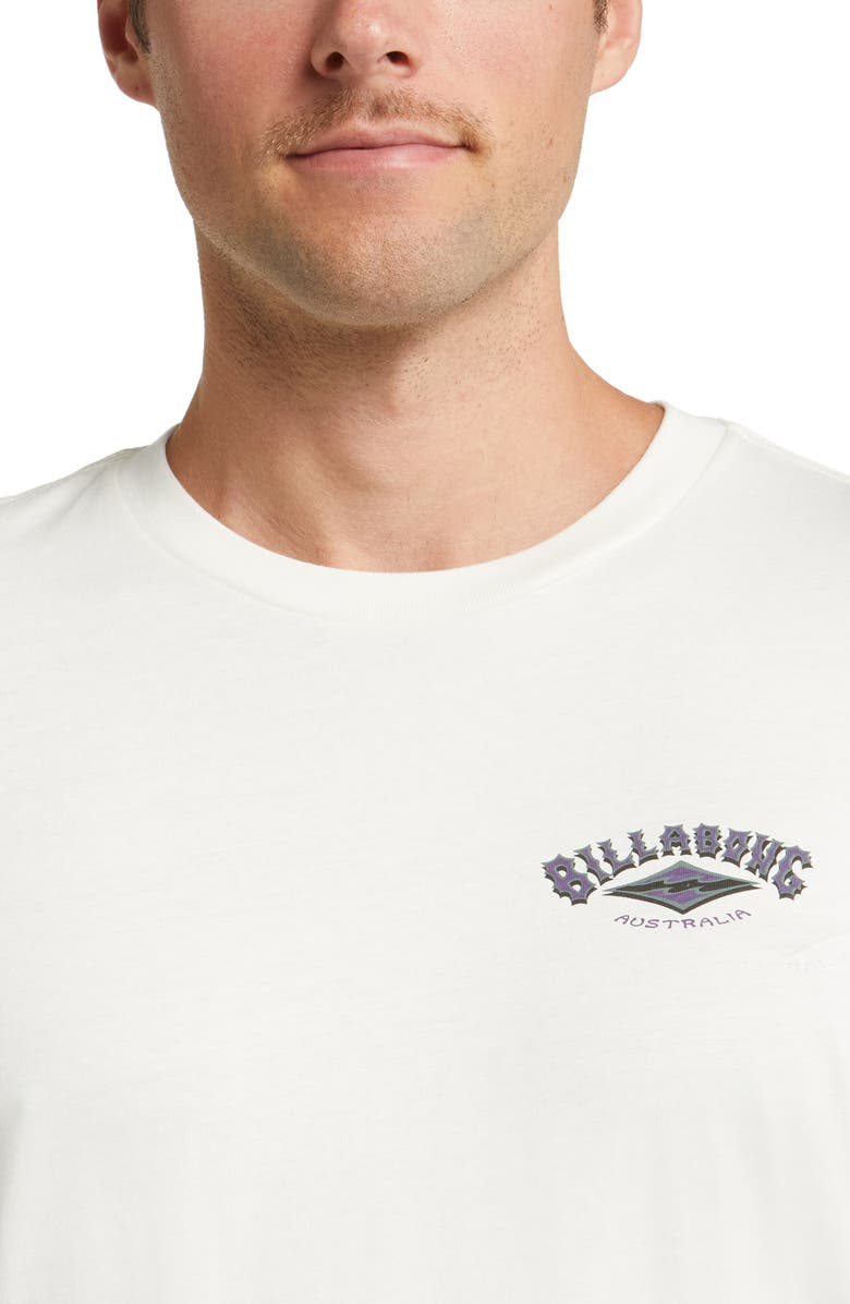 Billabong Arch Logo Organic Cotton Graphic T-Shirt, Alternate, color, 