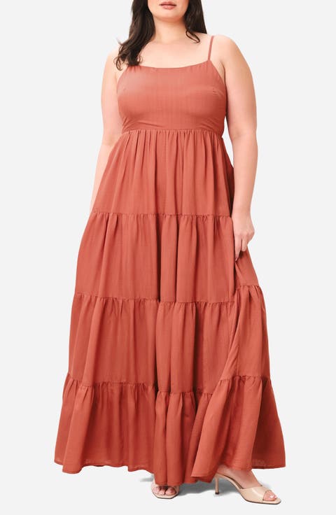 Sleeveless Maxi Dress (Plus)