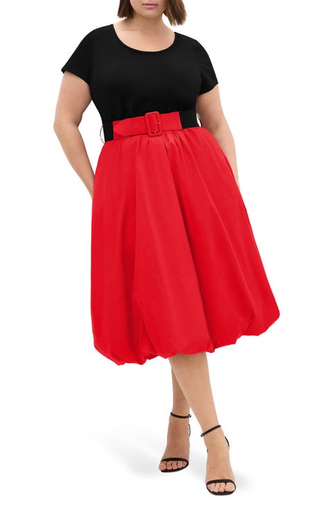 Paris Love Bubble Skirt Dress