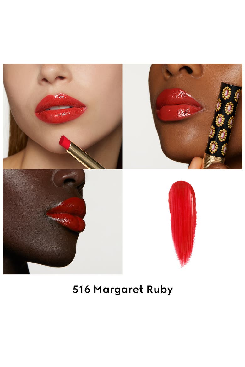 Rouge de Beauté Brillant Glow & Care Lipstick, Alternate, color, 516 MARGARET RUBY