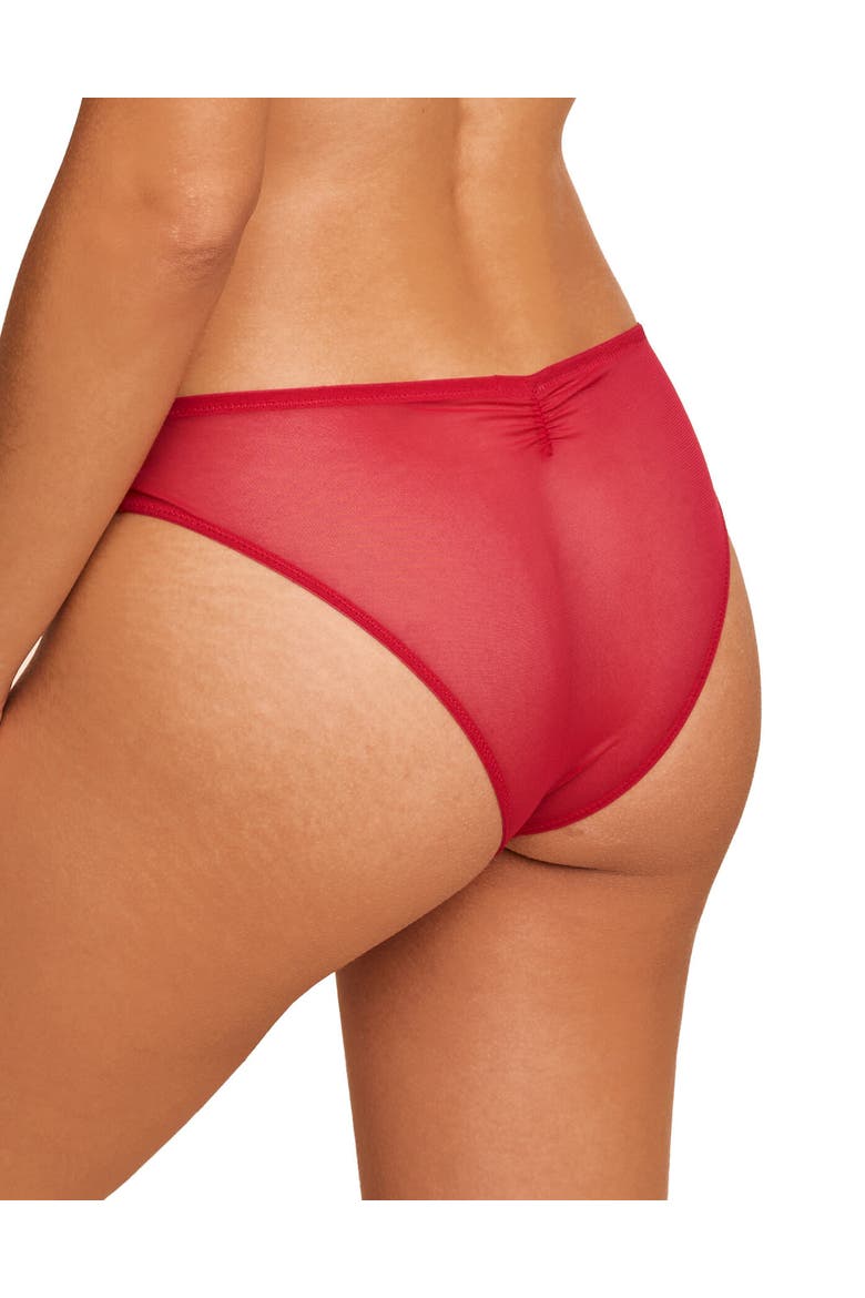 Libi Cheeky Panties, Alternate, color, Dark red