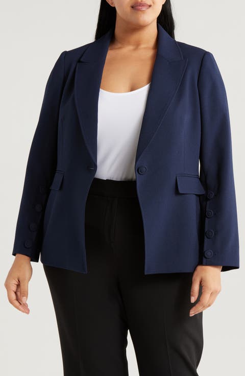 One-Button Blazer (Plus)
