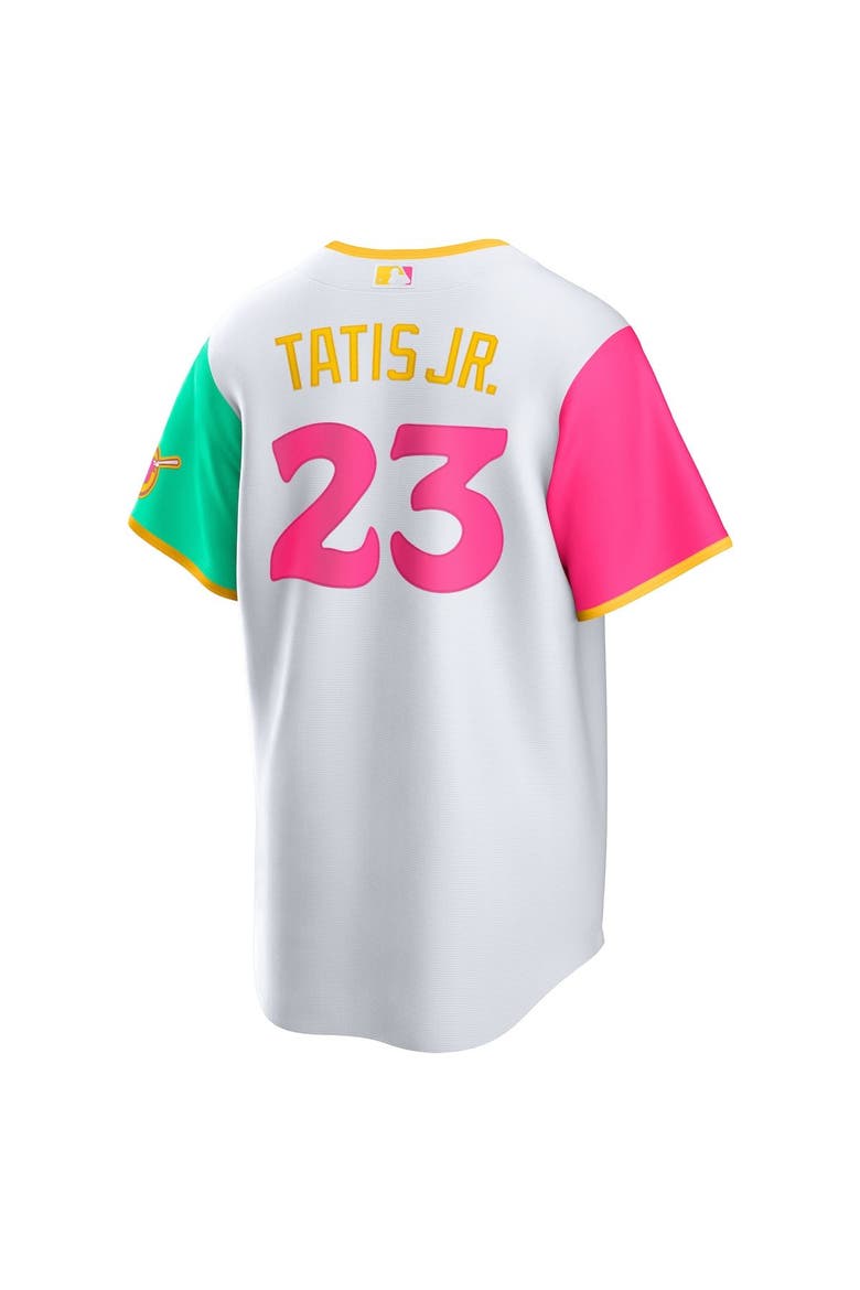 Men's Nike Fernando Tatis Jr. White San Diego Padres City Connect Replica Player Jersey, Alternate, color, White