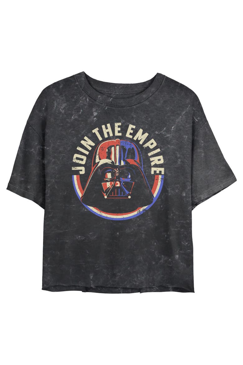 Junior's Star Wars Join The Empire Vader  Graphic T-Shirt, Main, color, Black