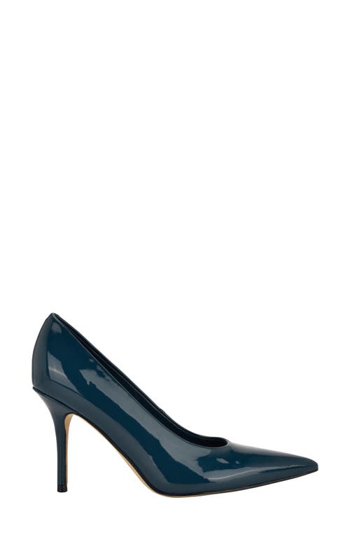 Calvin Klein Leciey Pointed Toe Pump In Green