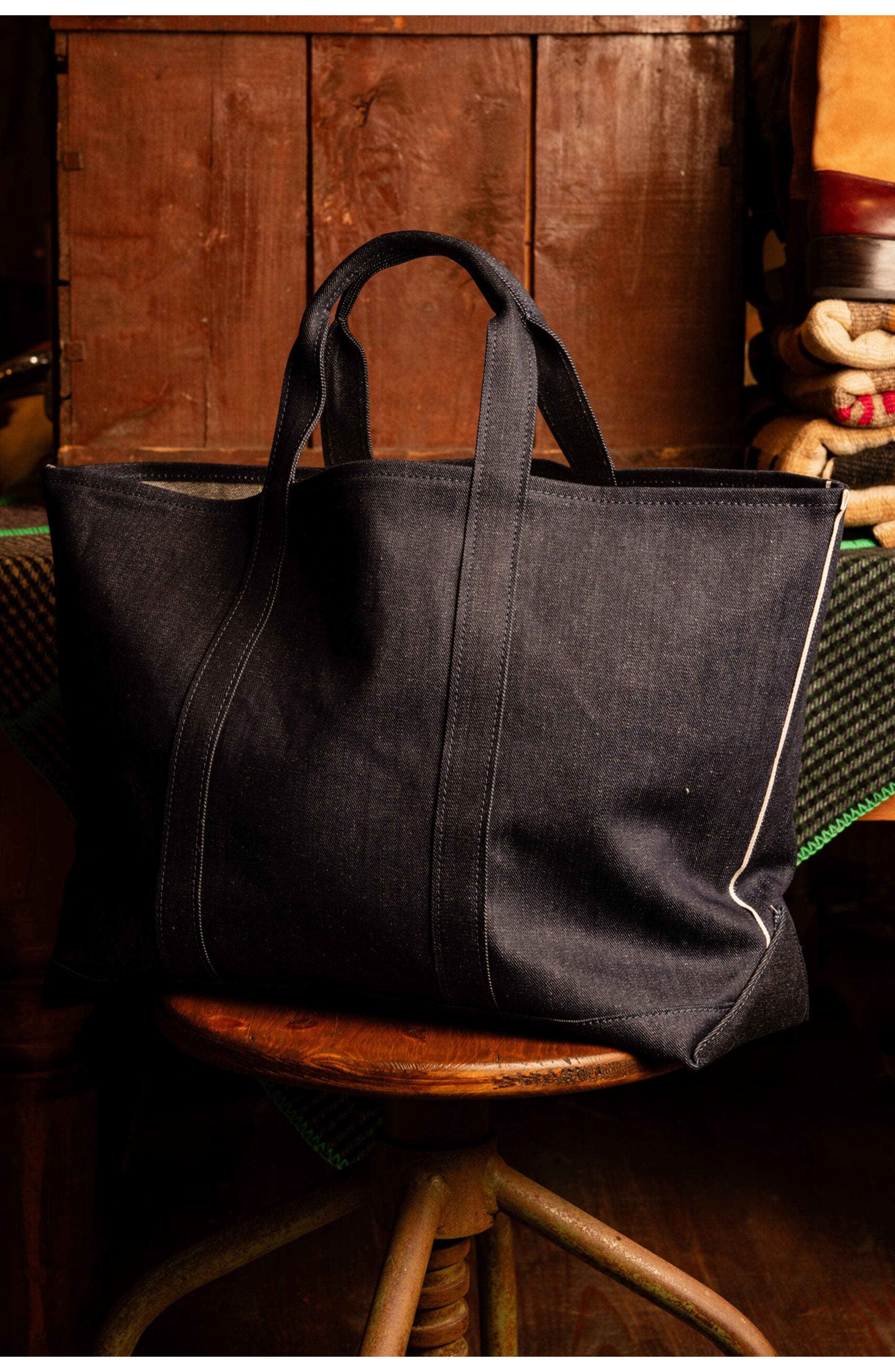 Fortela Tawelbag Selvedge Denim Bag, Alternate, color, Blue