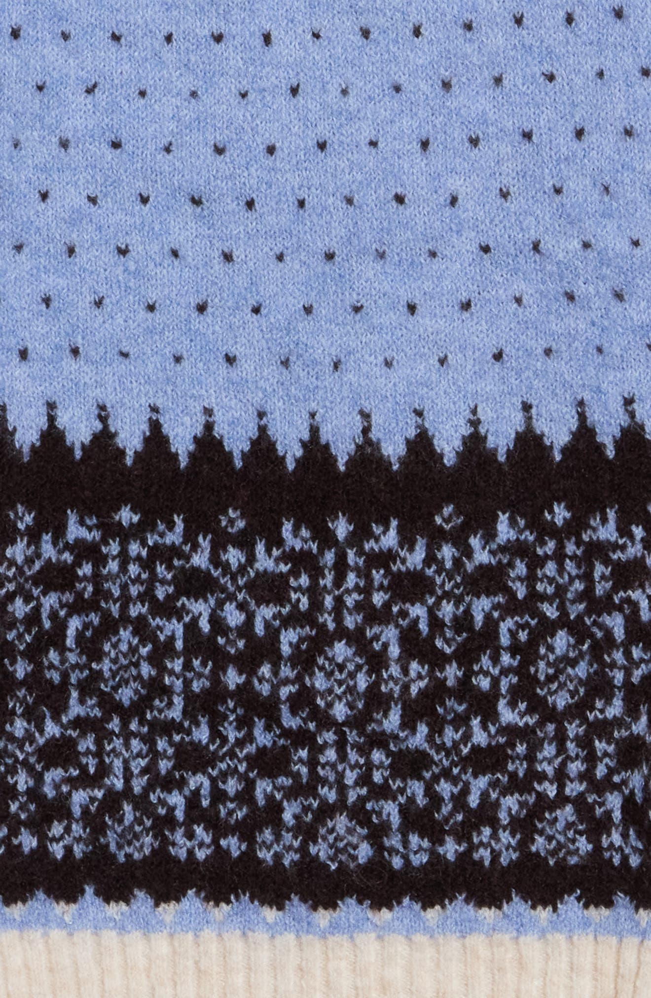 Fair Isle Skinny Scarf