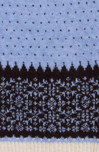 Fair Isle Skinny Scarf