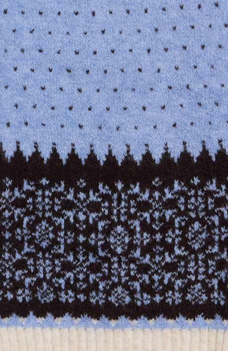 Fair Isle Skinny Scarf