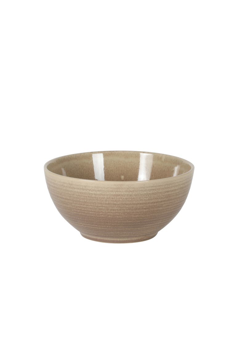 Maple Grove 4 Piece Stoneware Nesting Bowl Set, Alternate, color, Taupe