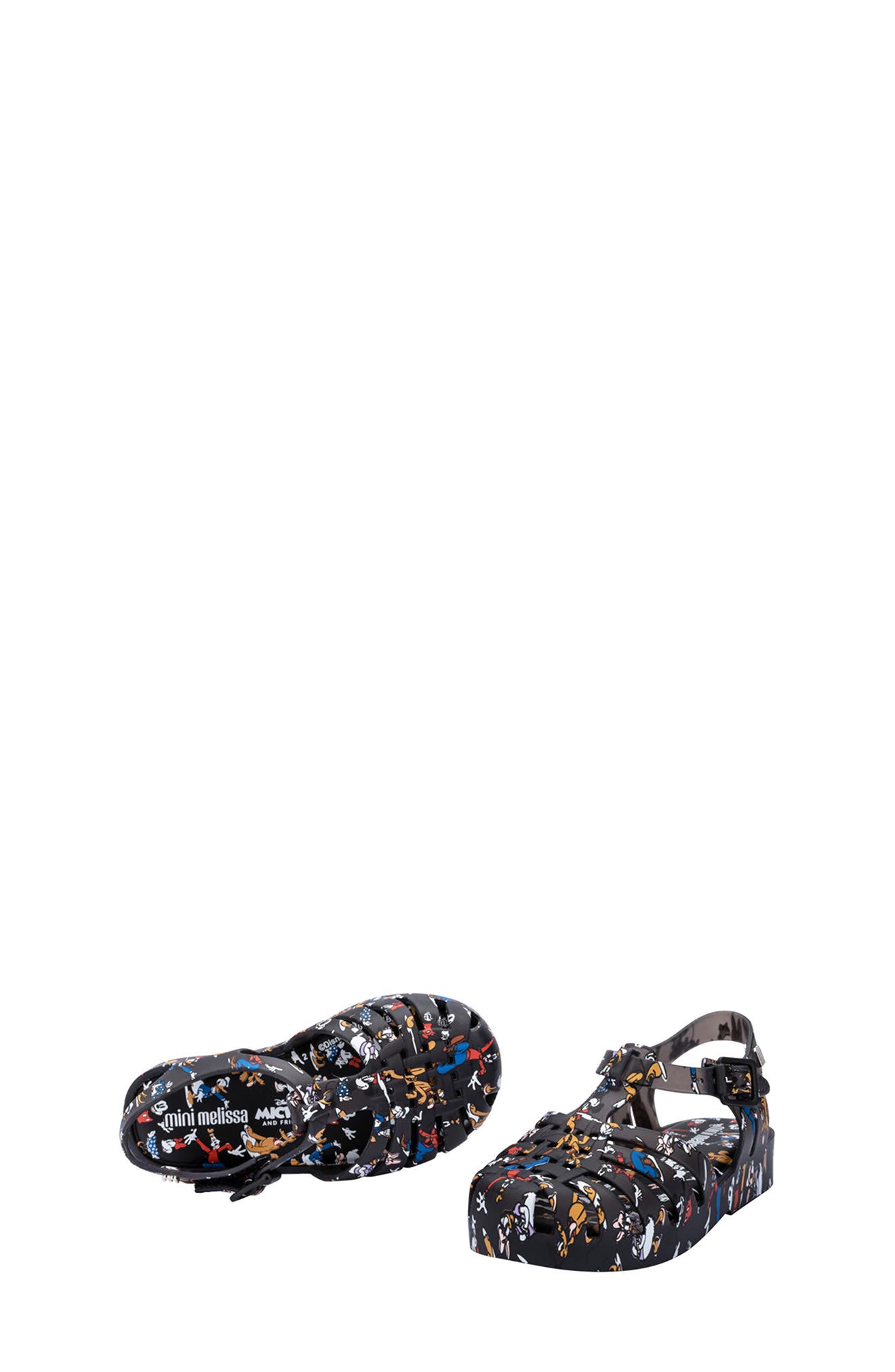 Melissa Kids' Disney<sup>®</sup> Mickey & Friends T-Strap Sandal, Alternate, color, 