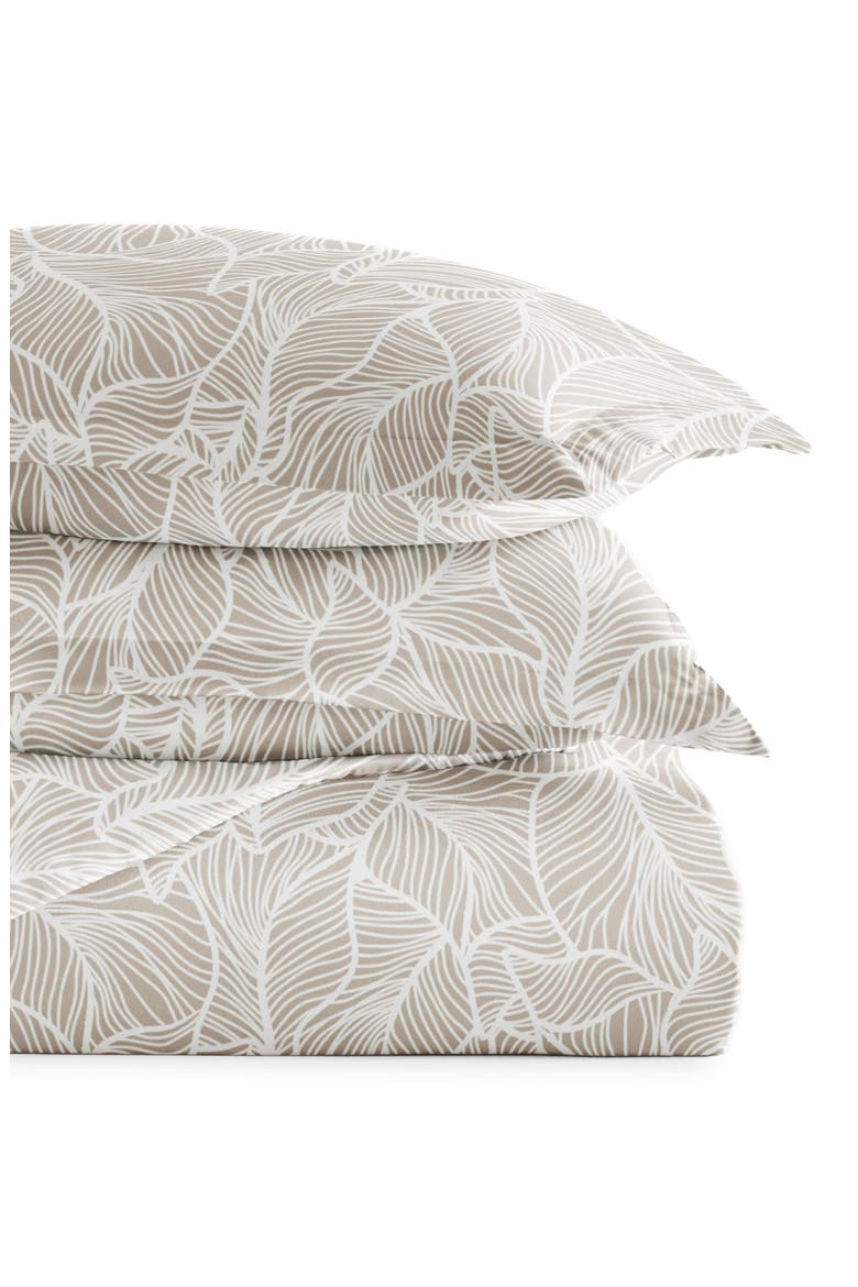 Patterned Duvet Set, Alternate, color, TAUPE