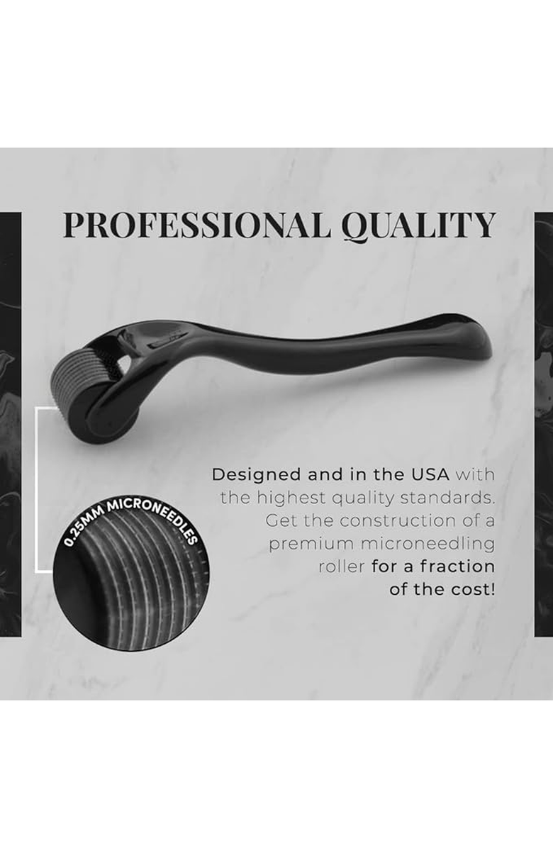 Lovery Micro Needle Derma Roller 3-Pack, Alternate, color, Black / Teal