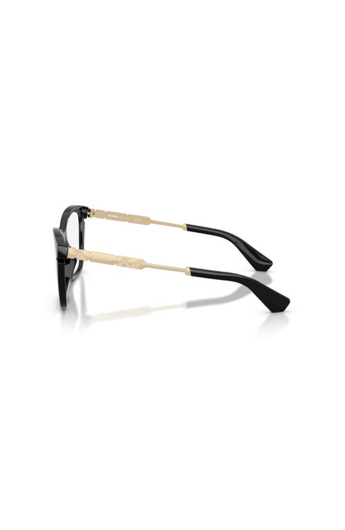 Burberry 52mm Cat Eye Optical Glasses In Black