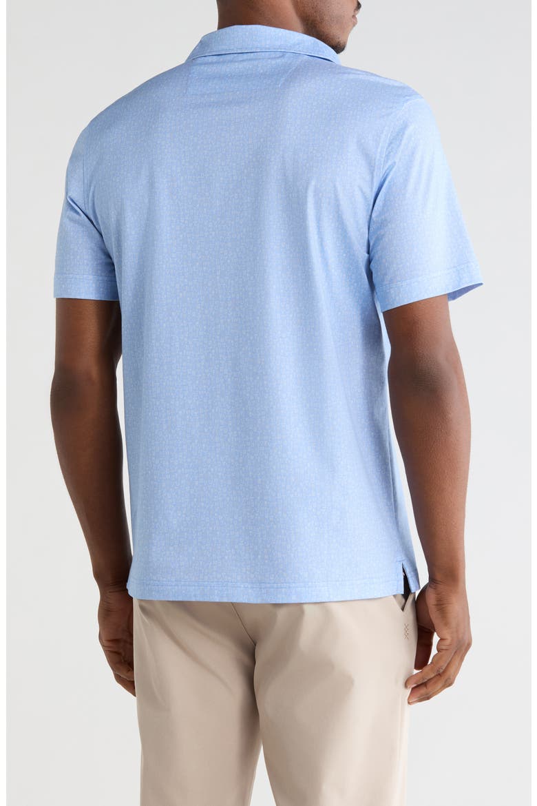 Short Sleeve Knit Polo, Alternate, color, AIR BLUE