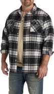 True Nation by DXL Big & Tall Flannel Shirt Jacket