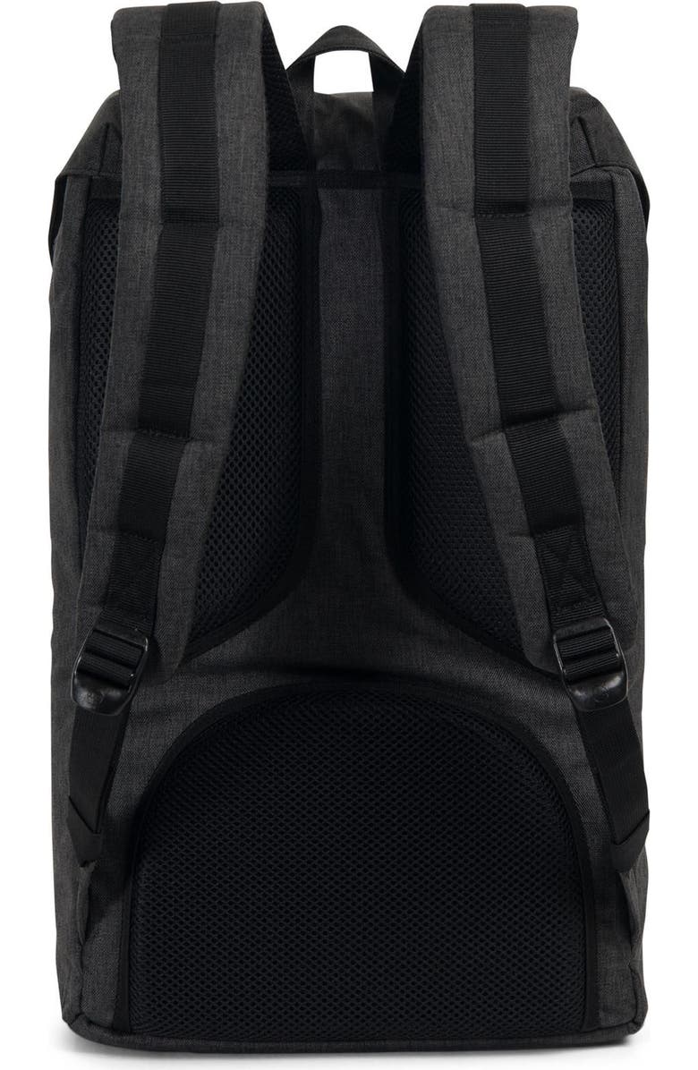 Herschel Supply Co. Little America Backpack, Alternate, color, Black Crosshatch/ Black Rubber