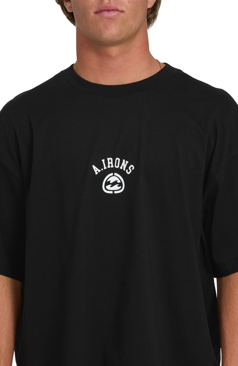 Billabong x Andy Irons Bio Wave OG Oversize Graphic T-Shirt, Alternate, color, Black