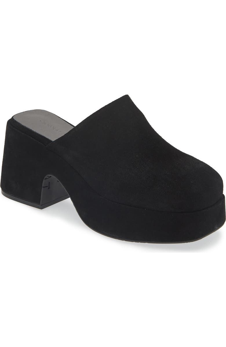 Chocolat Blu Hedia Platform Mule, Main, color,
