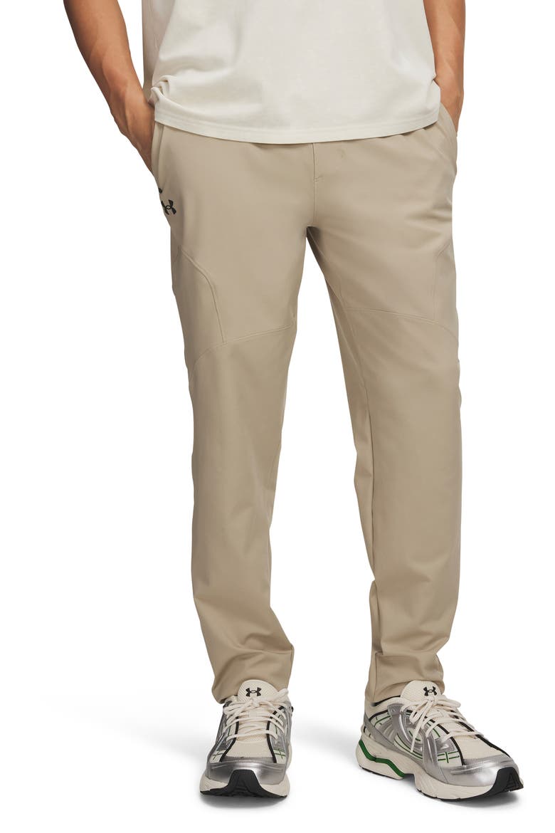 Unstoppable Water Repellent Tapered Leg Pants, Main, color, CITY KHAKI